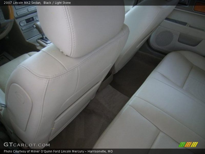 Black / Light Stone 2007 Lincoln MKZ Sedan