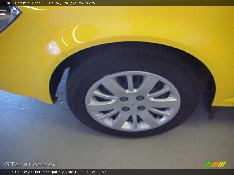 Rally Yellow / Gray 2009 Chevrolet Cobalt LT Coupe