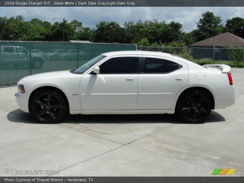 Stone White / Dark Slate Gray/Light Slate Gray 2009 Dodge Charger R/T