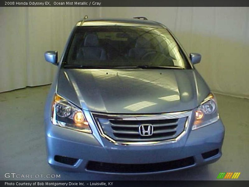 Ocean Mist Metallic / Gray 2008 Honda Odyssey EX