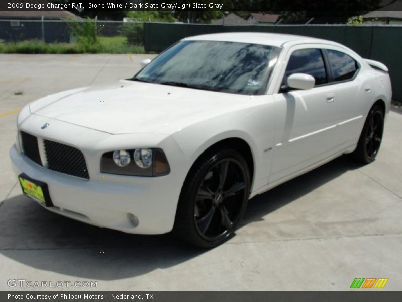 Stone White / Dark Slate Gray/Light Slate Gray 2009 Dodge Charger R/T