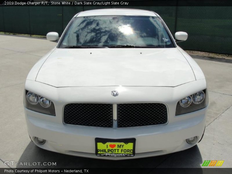 Stone White / Dark Slate Gray/Light Slate Gray 2009 Dodge Charger R/T