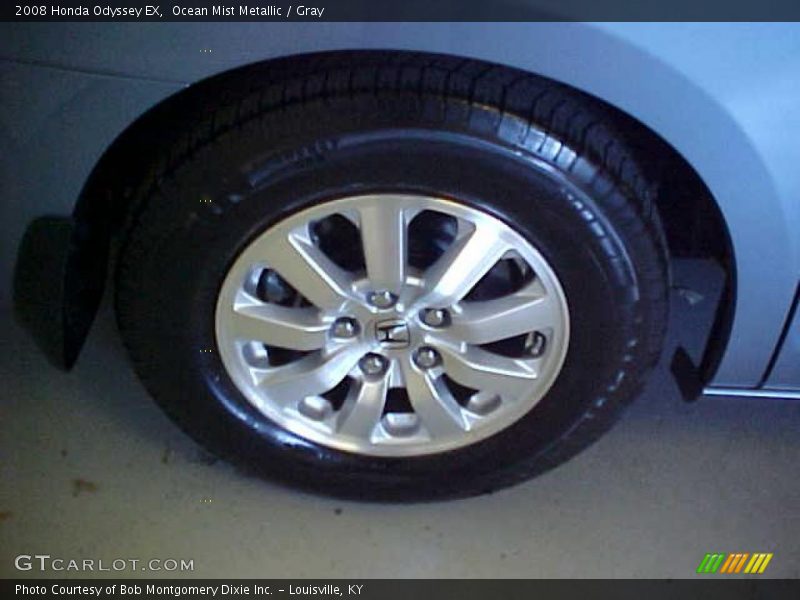 Ocean Mist Metallic / Gray 2008 Honda Odyssey EX