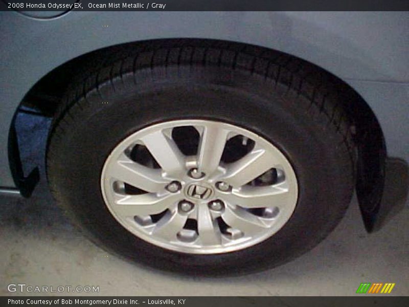 Ocean Mist Metallic / Gray 2008 Honda Odyssey EX