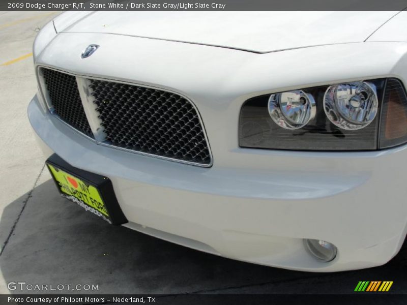 Stone White / Dark Slate Gray/Light Slate Gray 2009 Dodge Charger R/T