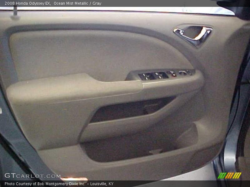 Ocean Mist Metallic / Gray 2008 Honda Odyssey EX