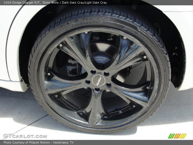 Stone White / Dark Slate Gray/Light Slate Gray 2009 Dodge Charger R/T