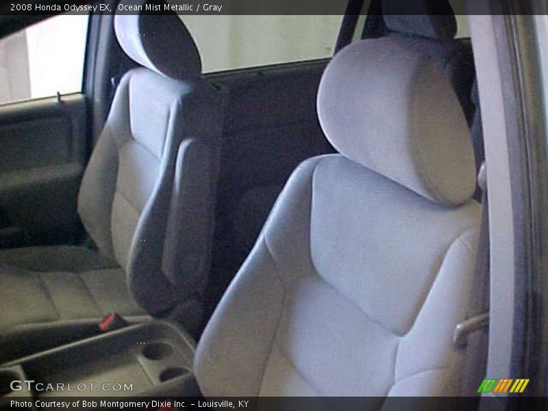 Ocean Mist Metallic / Gray 2008 Honda Odyssey EX