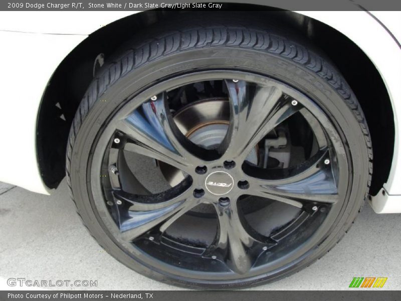 Stone White / Dark Slate Gray/Light Slate Gray 2009 Dodge Charger R/T