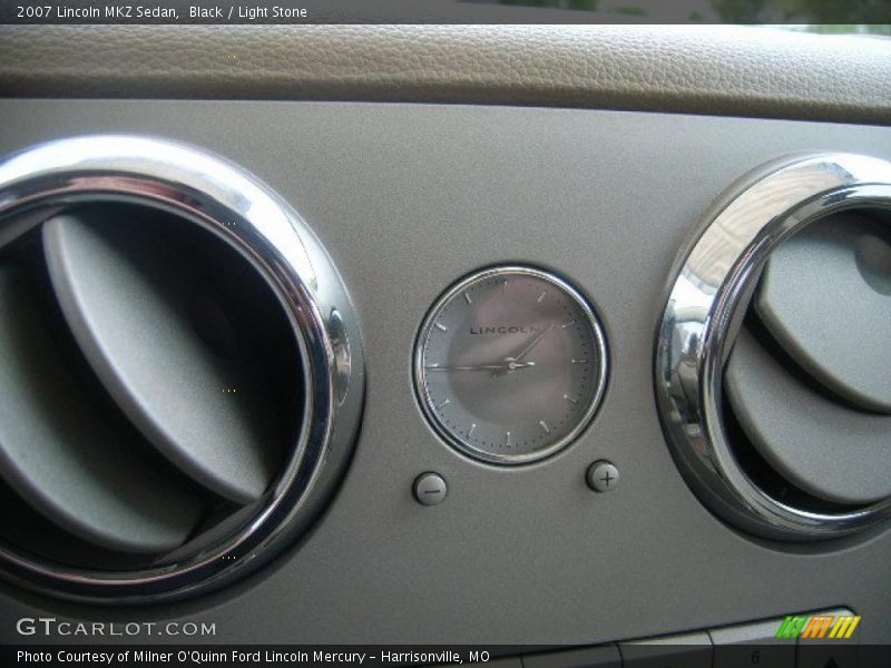 Black / Light Stone 2007 Lincoln MKZ Sedan