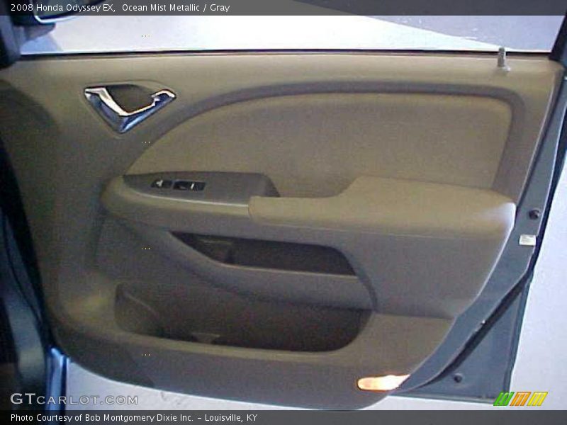 Ocean Mist Metallic / Gray 2008 Honda Odyssey EX