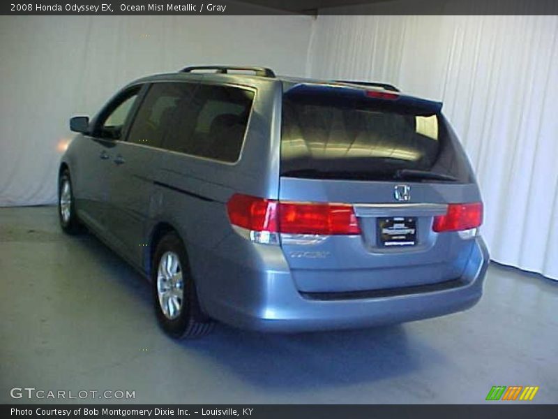 Ocean Mist Metallic / Gray 2008 Honda Odyssey EX