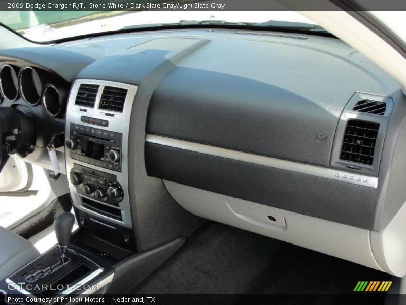 Stone White / Dark Slate Gray/Light Slate Gray 2009 Dodge Charger R/T
