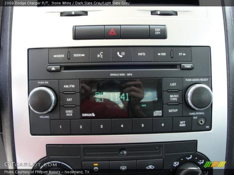 Stone White / Dark Slate Gray/Light Slate Gray 2009 Dodge Charger R/T