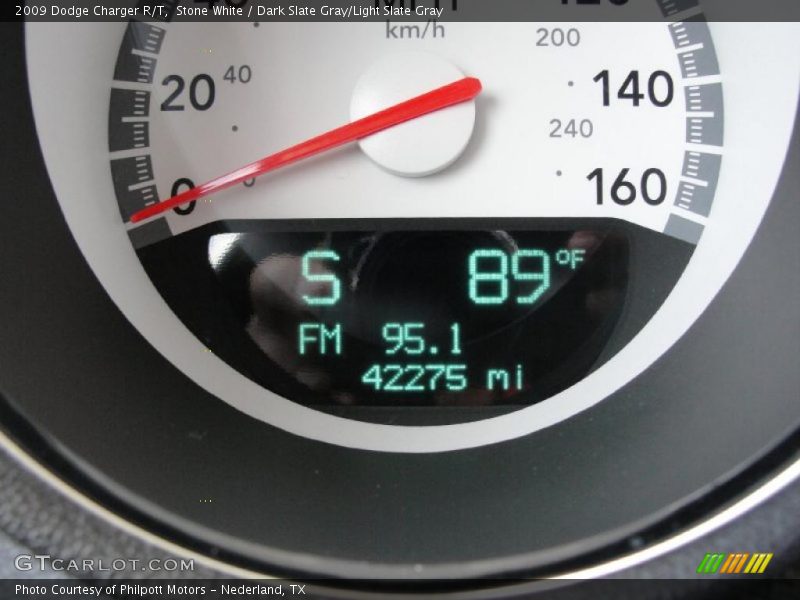 Stone White / Dark Slate Gray/Light Slate Gray 2009 Dodge Charger R/T