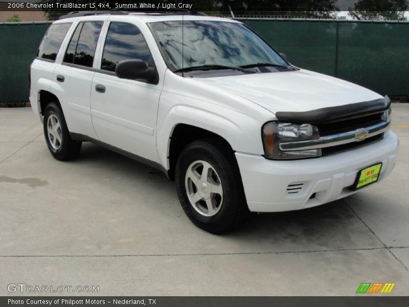 Summit White / Light Gray 2006 Chevrolet TrailBlazer LS 4x4