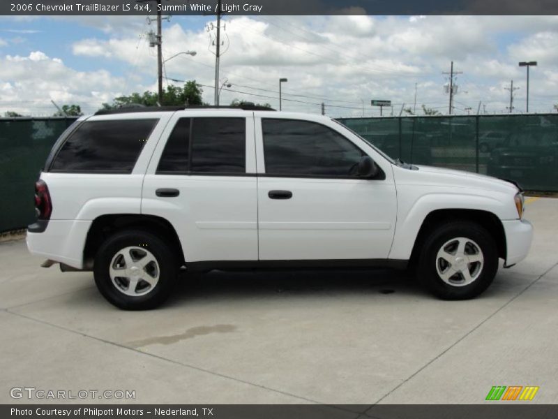 Summit White / Light Gray 2006 Chevrolet TrailBlazer LS 4x4