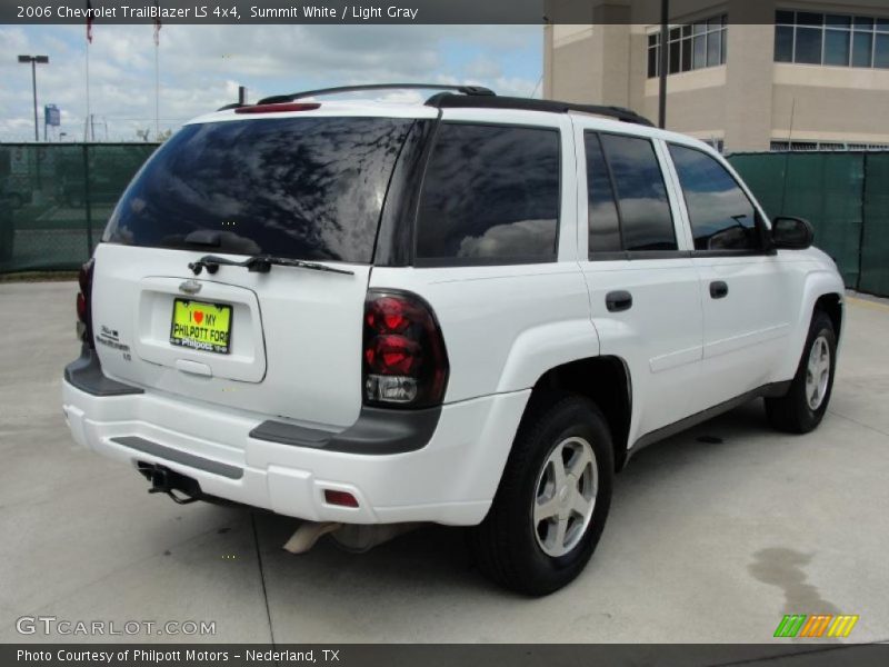 Summit White / Light Gray 2006 Chevrolet TrailBlazer LS 4x4