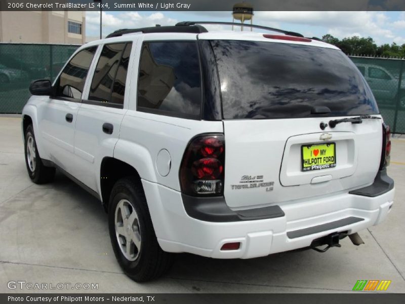 Summit White / Light Gray 2006 Chevrolet TrailBlazer LS 4x4