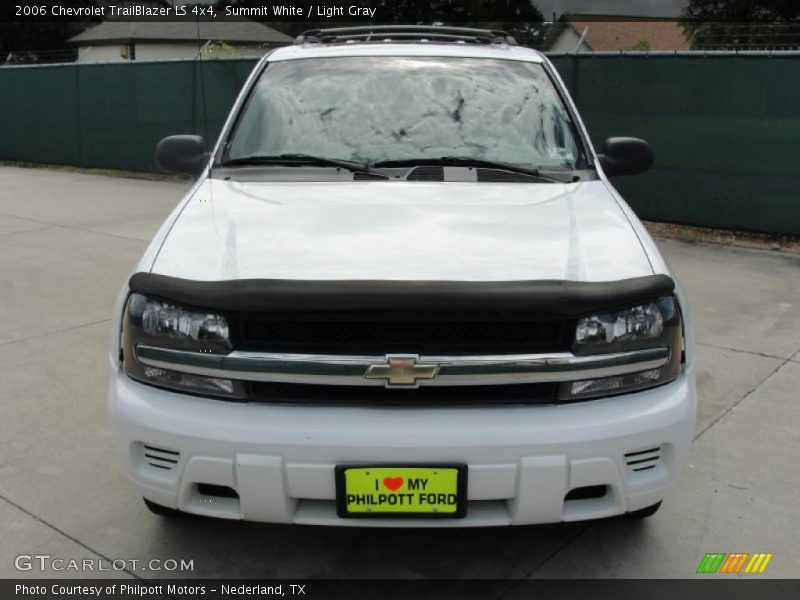 Summit White / Light Gray 2006 Chevrolet TrailBlazer LS 4x4