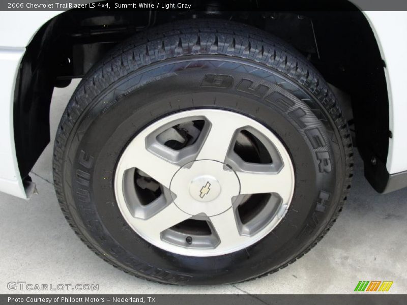 Summit White / Light Gray 2006 Chevrolet TrailBlazer LS 4x4