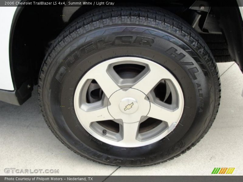 Summit White / Light Gray 2006 Chevrolet TrailBlazer LS 4x4