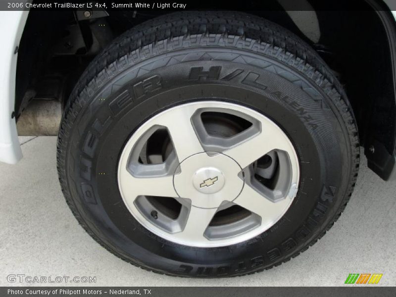 Summit White / Light Gray 2006 Chevrolet TrailBlazer LS 4x4
