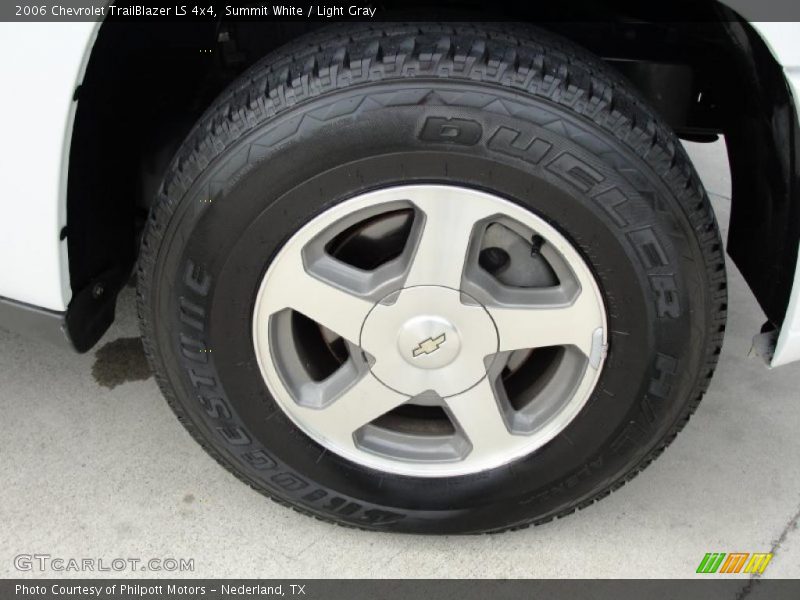 Summit White / Light Gray 2006 Chevrolet TrailBlazer LS 4x4