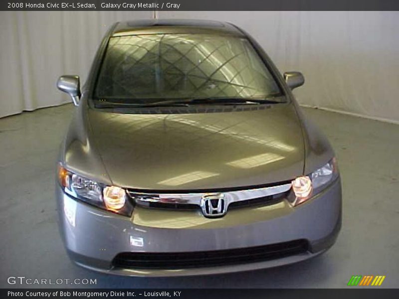 Galaxy Gray Metallic / Gray 2008 Honda Civic EX-L Sedan