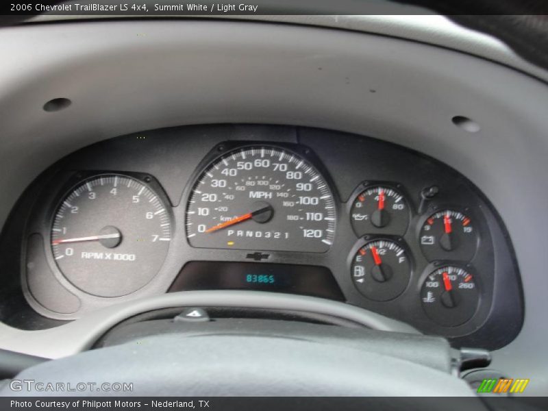 Summit White / Light Gray 2006 Chevrolet TrailBlazer LS 4x4