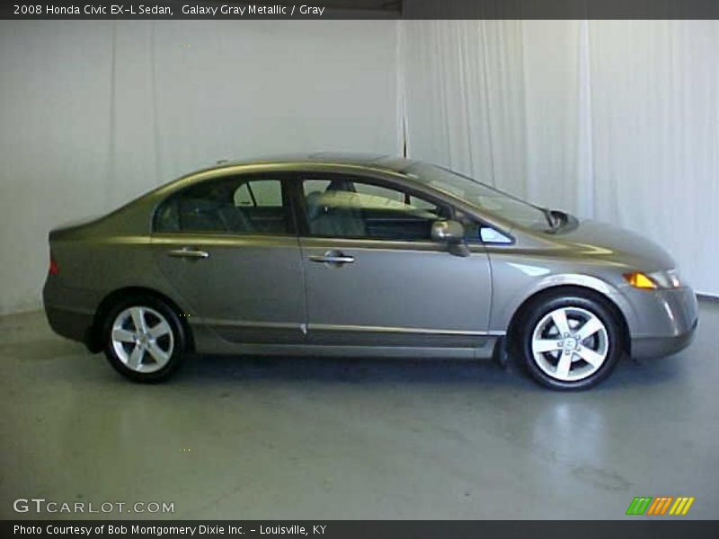 Galaxy Gray Metallic / Gray 2008 Honda Civic EX-L Sedan