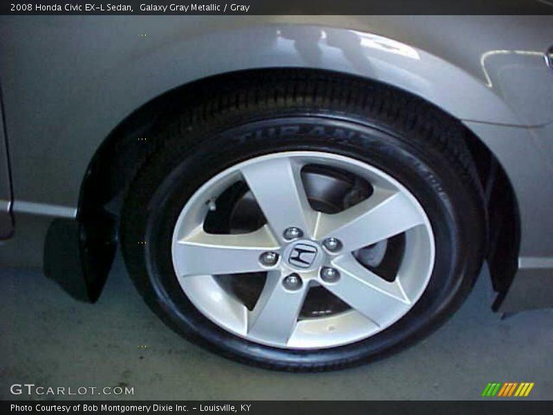 Galaxy Gray Metallic / Gray 2008 Honda Civic EX-L Sedan