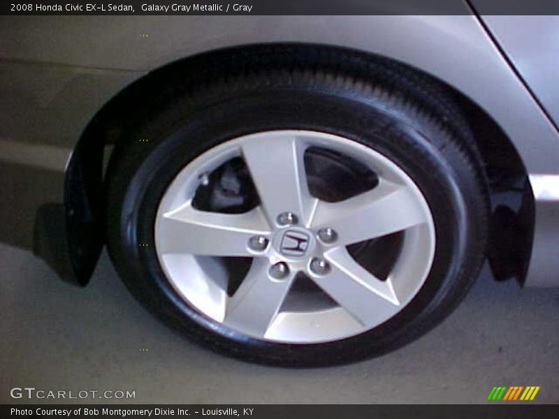 Galaxy Gray Metallic / Gray 2008 Honda Civic EX-L Sedan