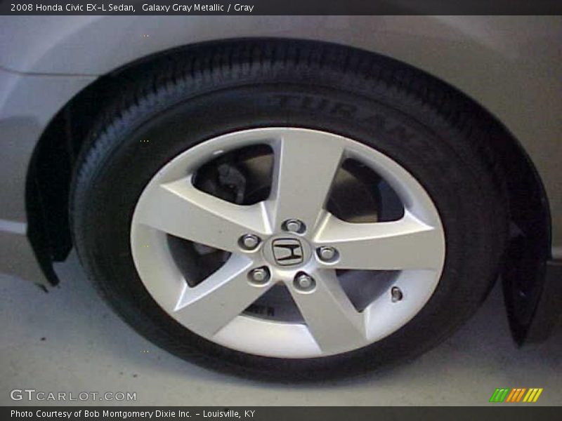 Galaxy Gray Metallic / Gray 2008 Honda Civic EX-L Sedan