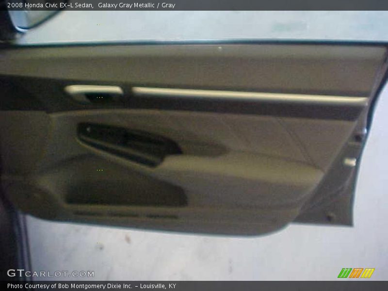 Galaxy Gray Metallic / Gray 2008 Honda Civic EX-L Sedan