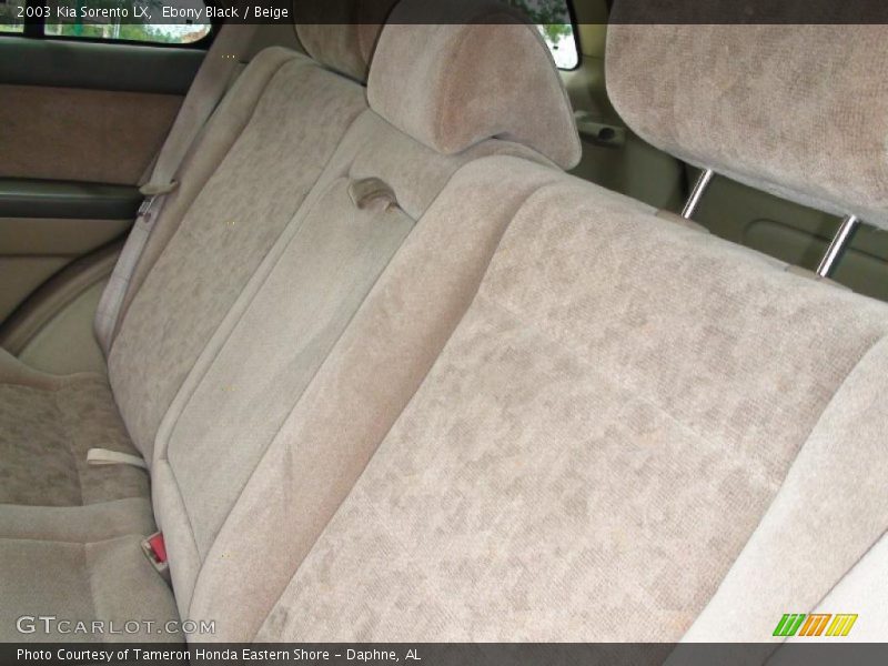 Ebony Black / Beige 2003 Kia Sorento LX