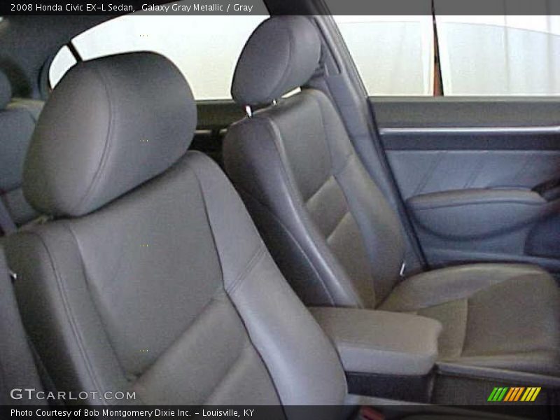 Galaxy Gray Metallic / Gray 2008 Honda Civic EX-L Sedan