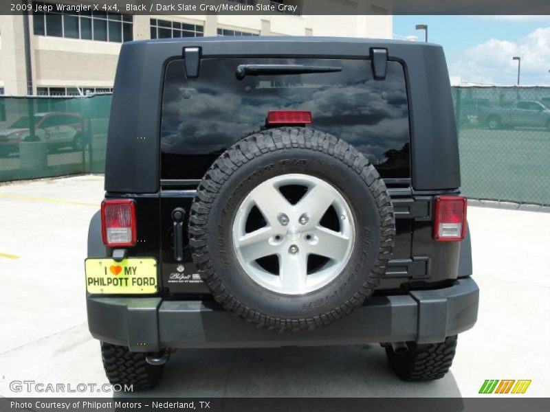 Black / Dark Slate Gray/Medium Slate Gray 2009 Jeep Wrangler X 4x4