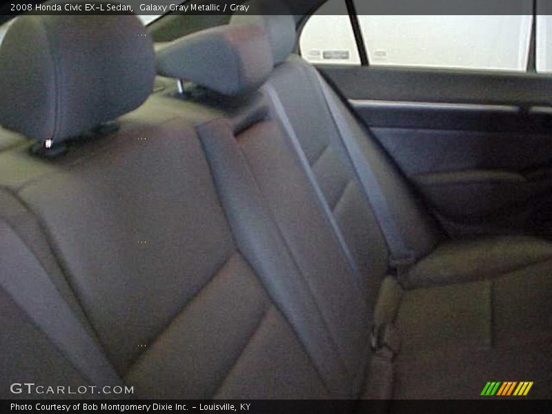 Galaxy Gray Metallic / Gray 2008 Honda Civic EX-L Sedan