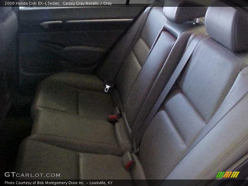 Galaxy Gray Metallic / Gray 2008 Honda Civic EX-L Sedan