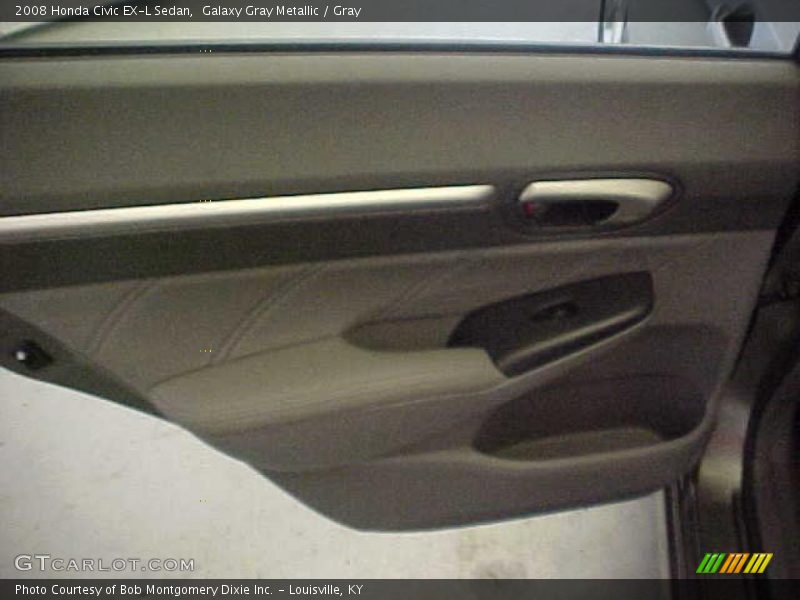 Galaxy Gray Metallic / Gray 2008 Honda Civic EX-L Sedan
