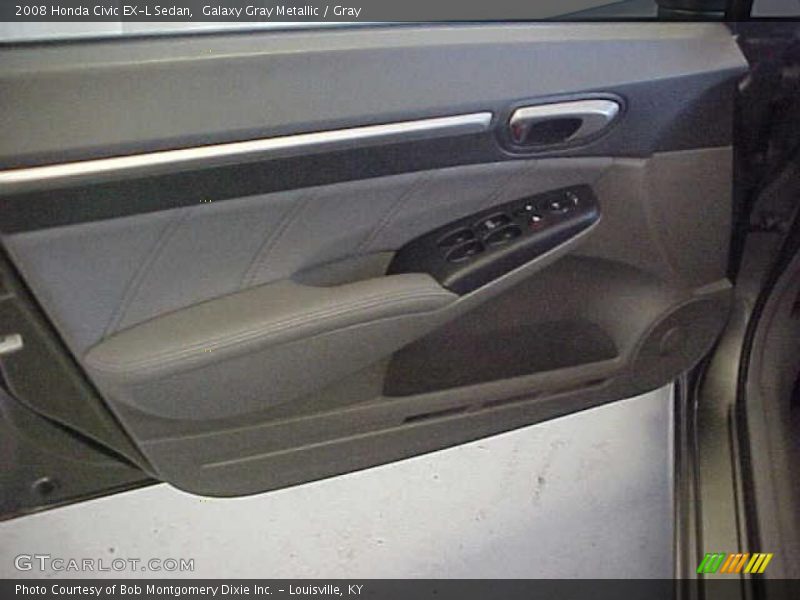 Galaxy Gray Metallic / Gray 2008 Honda Civic EX-L Sedan