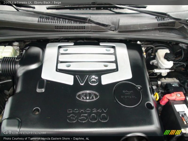 Ebony Black / Beige 2003 Kia Sorento LX