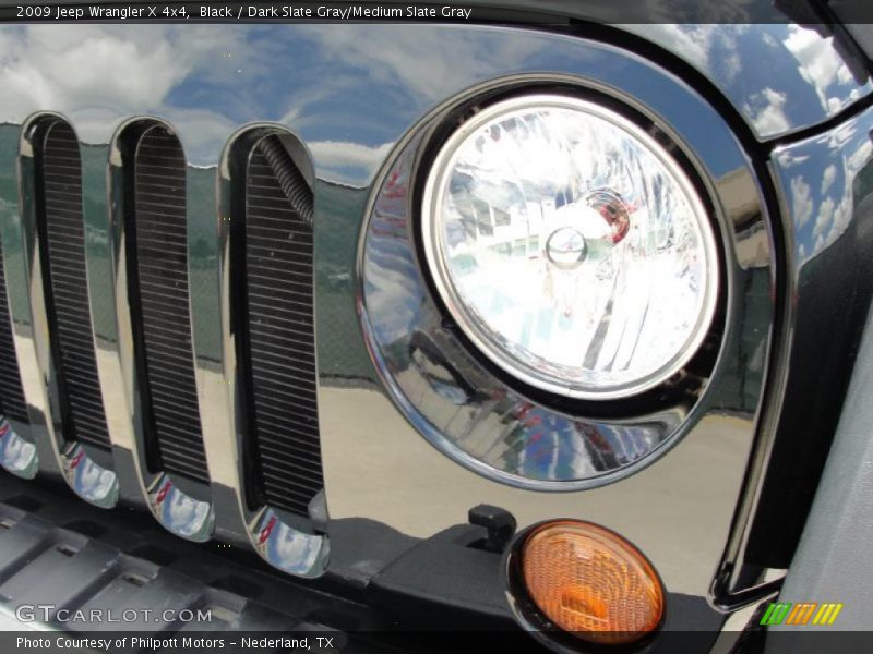 Black / Dark Slate Gray/Medium Slate Gray 2009 Jeep Wrangler X 4x4