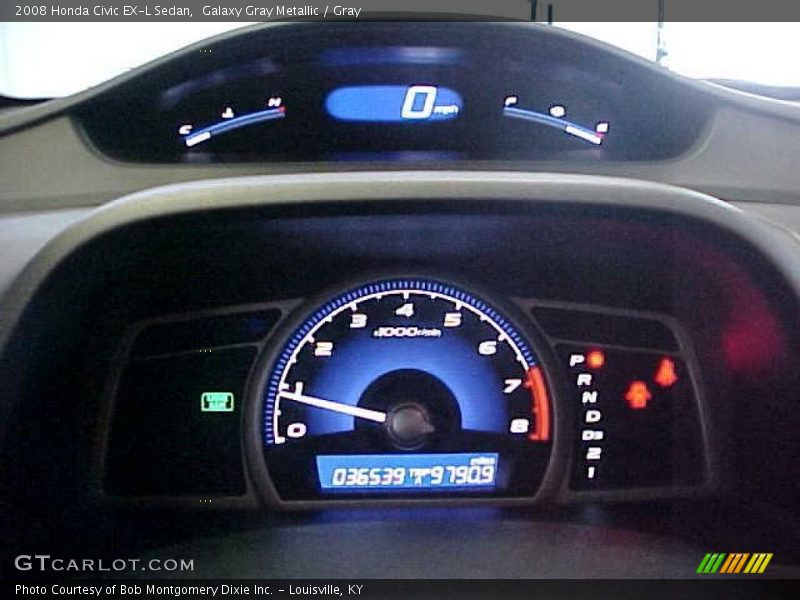 Galaxy Gray Metallic / Gray 2008 Honda Civic EX-L Sedan