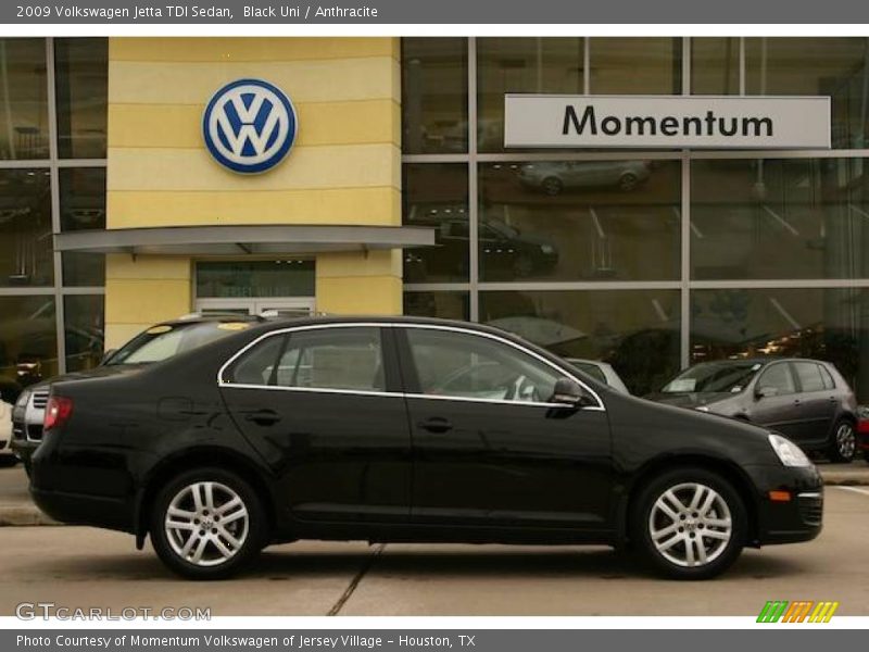 Black Uni / Anthracite 2009 Volkswagen Jetta TDI Sedan