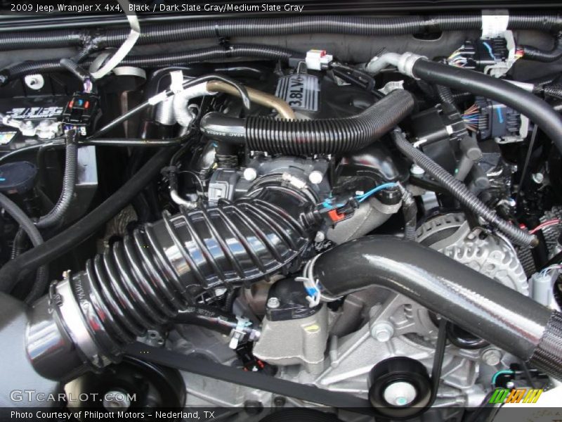 Black / Dark Slate Gray/Medium Slate Gray 2009 Jeep Wrangler X 4x4