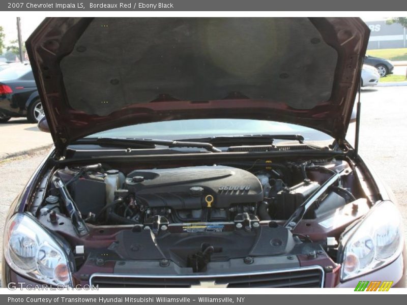 Bordeaux Red / Ebony Black 2007 Chevrolet Impala LS