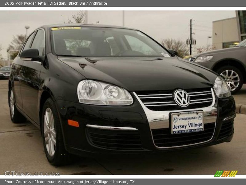 Black Uni / Anthracite 2009 Volkswagen Jetta TDI Sedan