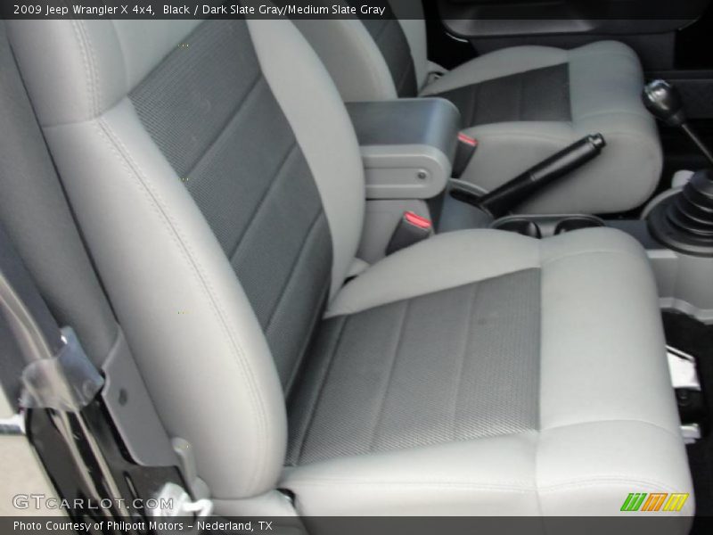 Black / Dark Slate Gray/Medium Slate Gray 2009 Jeep Wrangler X 4x4